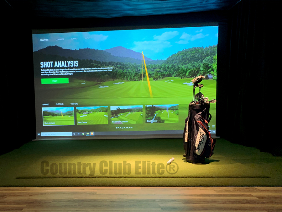 Home Golf Simulator Stance Mats