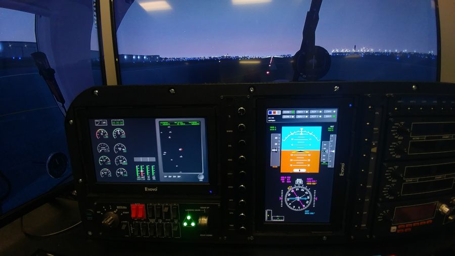 Customizable Home Flight Simulator Instrumentation Dash for Panel Builder and Air Manager