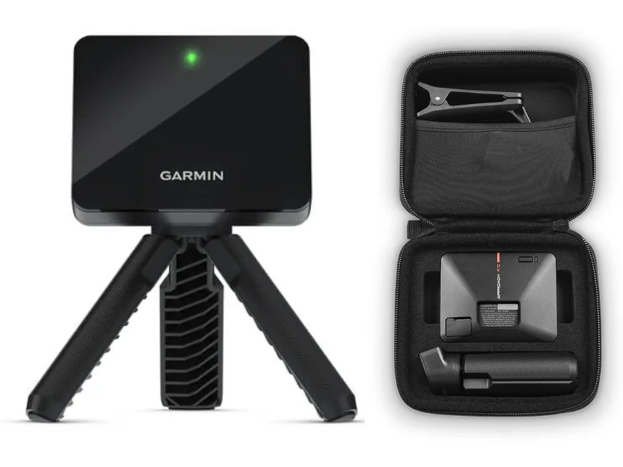 The Garmin R10 is a doppler radar launch monitor capable of highly accurate club and ball-tracking.