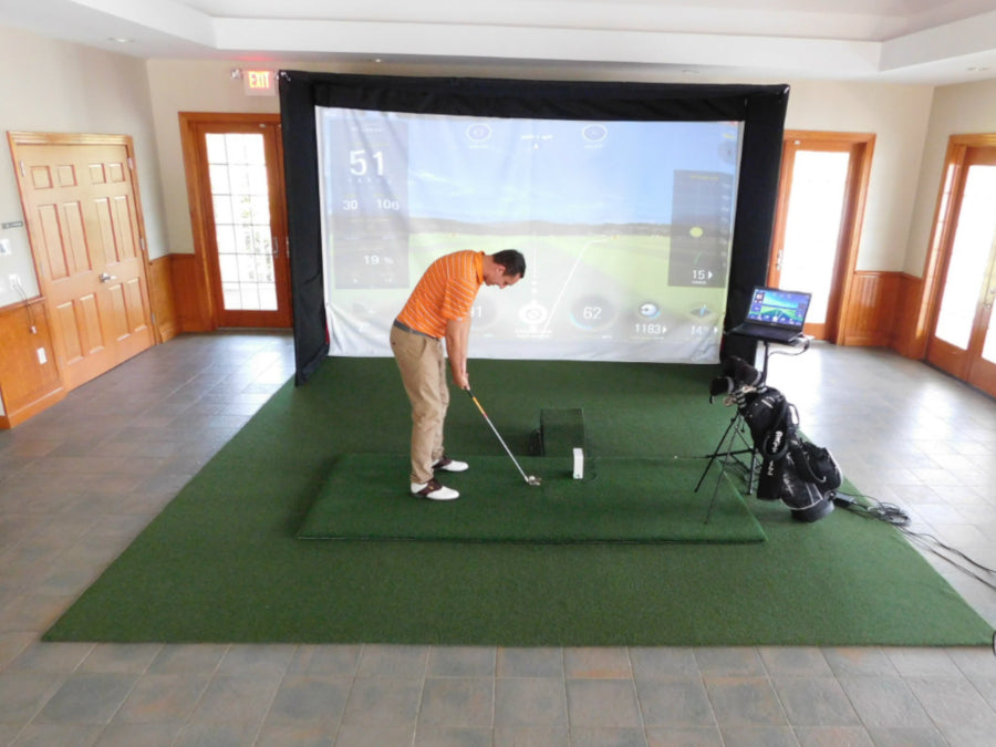 TurfRoll™ Premium Artificial Turf for Home Golf Simulator Flooring