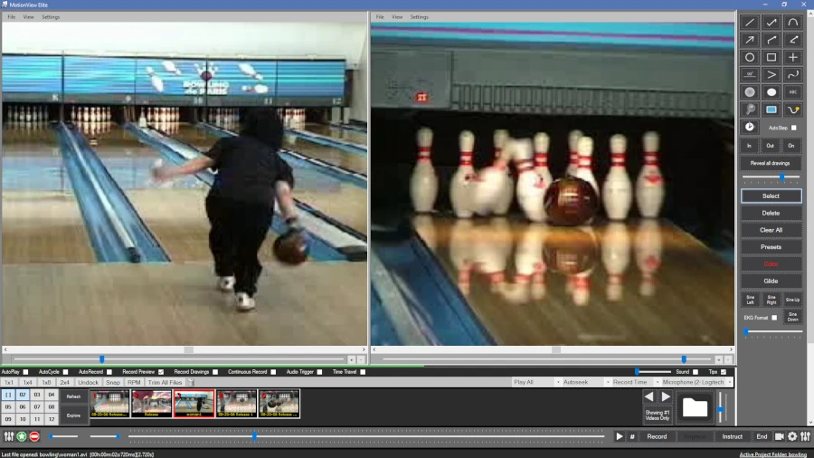 MotionView™ Video Analysis Software for Bowling Bowlers and Coaches