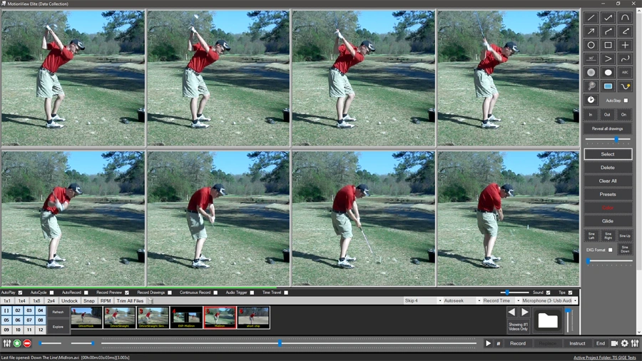 MotionView™ Video Analysis Software for Coaching Golf