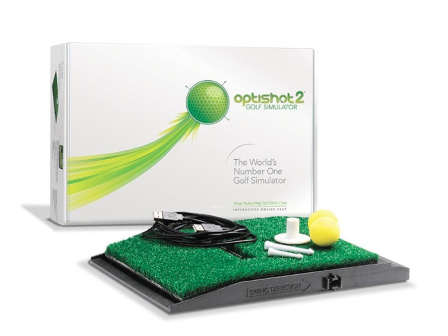 The Optishot 2 is an infrared sensor. It includes the Orion golf simulator software for free. 